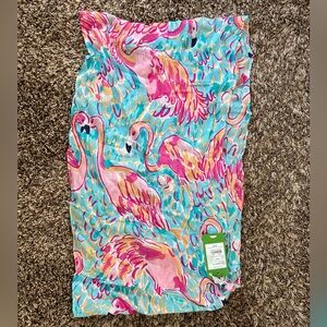 NWT Lilly Pulitzer Scarf mini Riley, Peel and Eat print